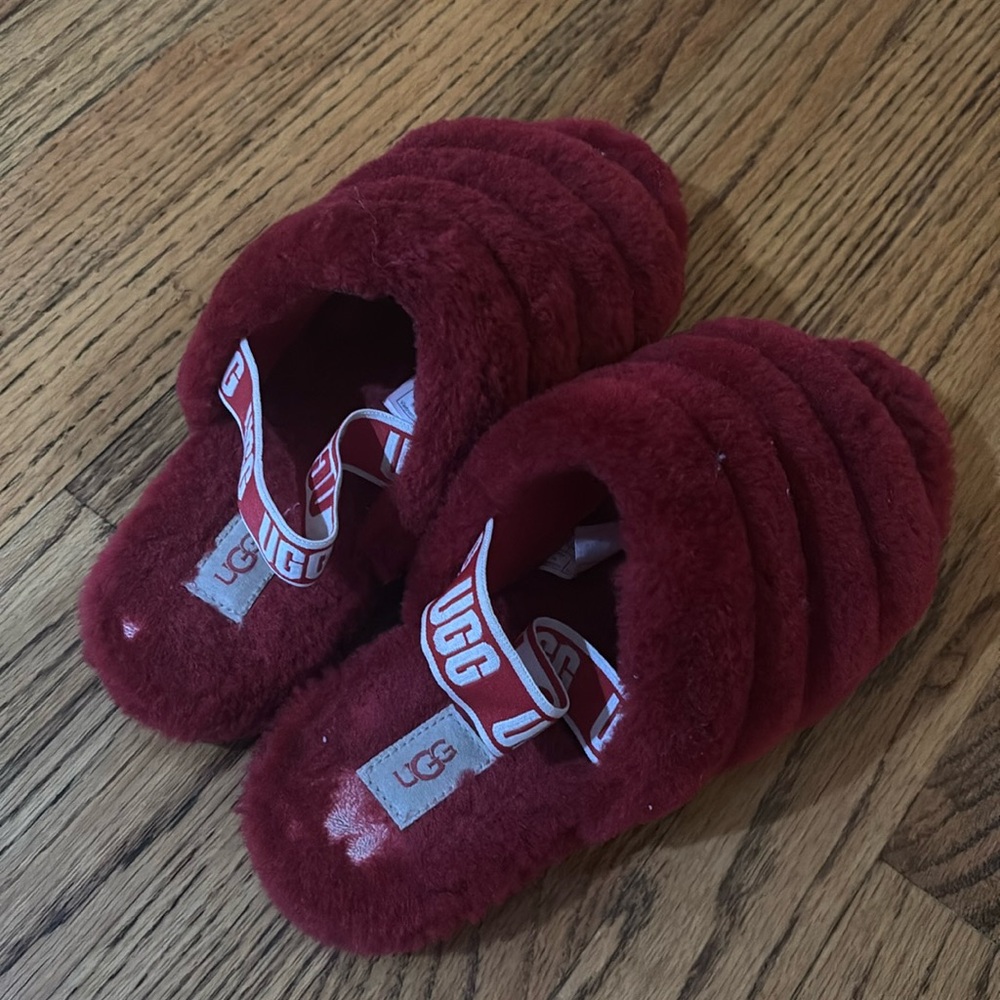 UGG red sandals